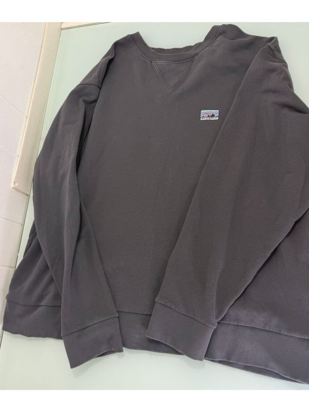 Patagonia French Terry Sweatshirt PulloverMens XL Gray 100% Organic Cotton